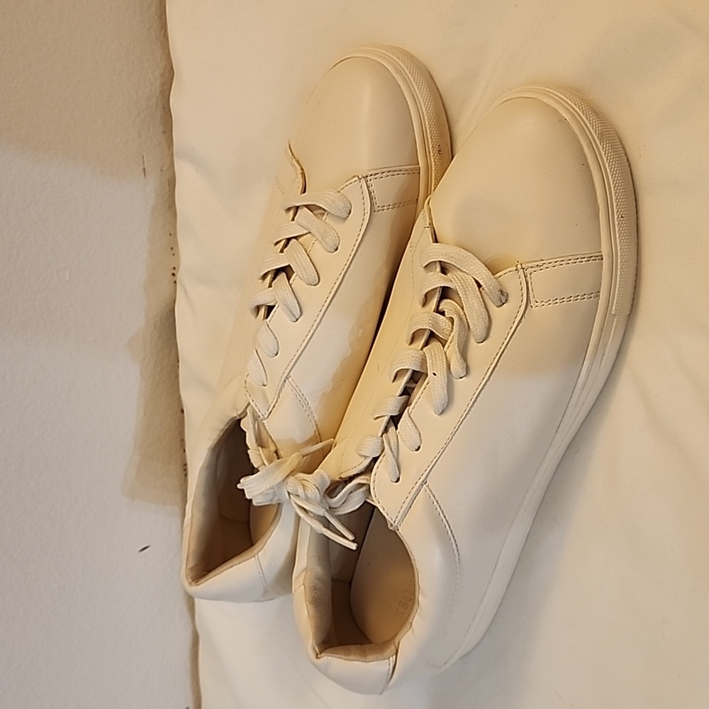 JustFab White Sneakers Sz 11 NWOT